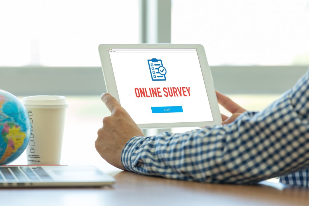 online survey for feedback