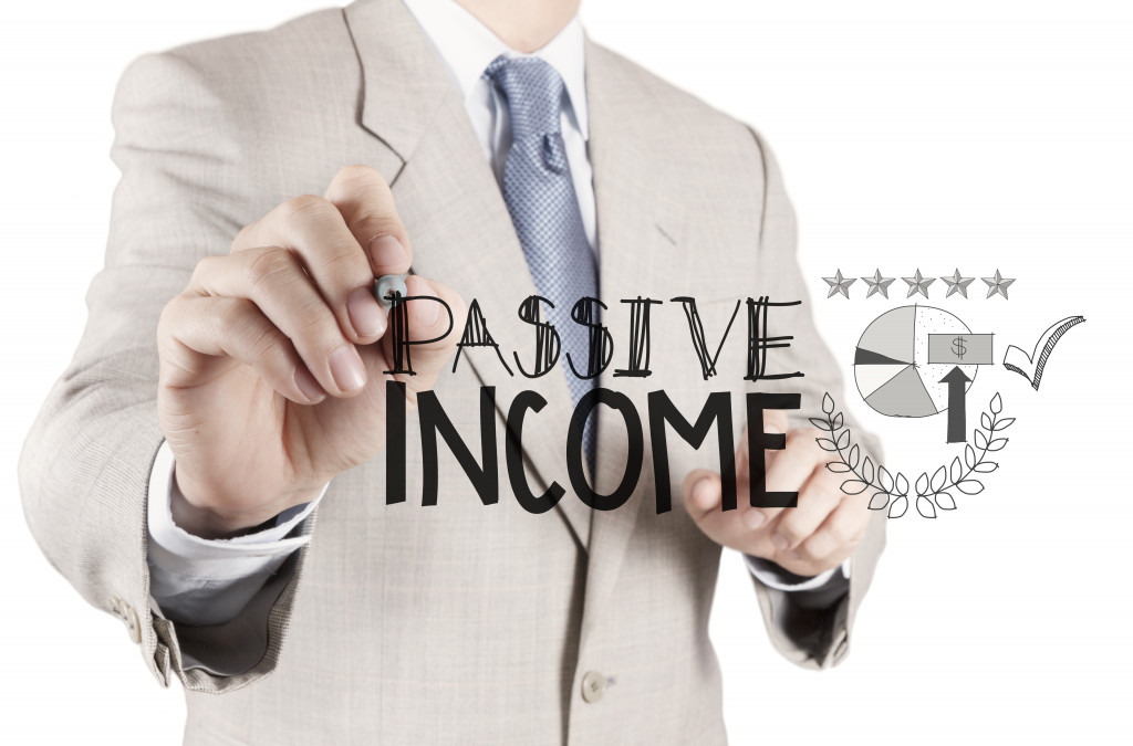 A person trying to develop passive income