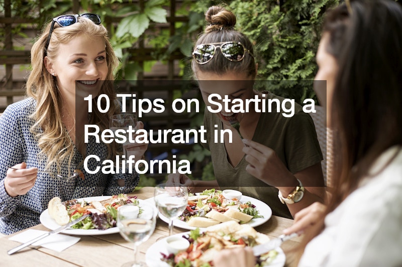 starting a restaurant in california